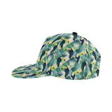 Toucan tropical leaves design pattern All Over Print Snapback Cap