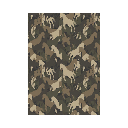 Horse Camouflage Pattern House Flag Garden Flag