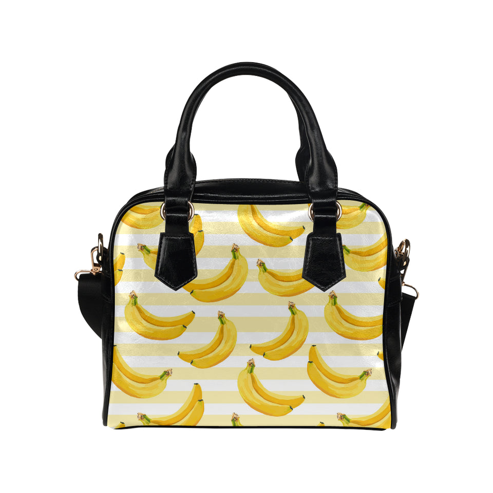 Banana pattern blackground Shoulder Handbag
