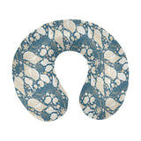 Sea turtle Polynesian Tribal design pattern U-Shaped Travel Neck Pillow