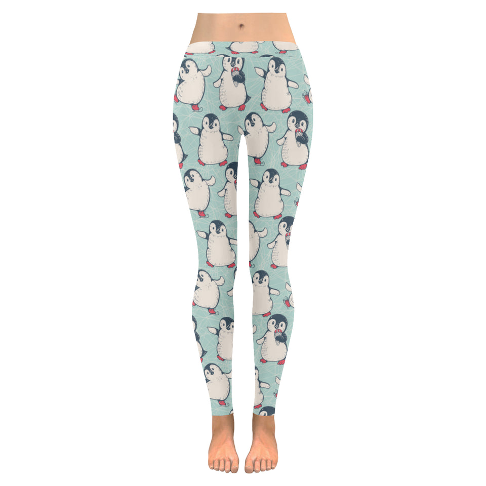Cute Penguin pattern Women's Legging Fulfilled In US