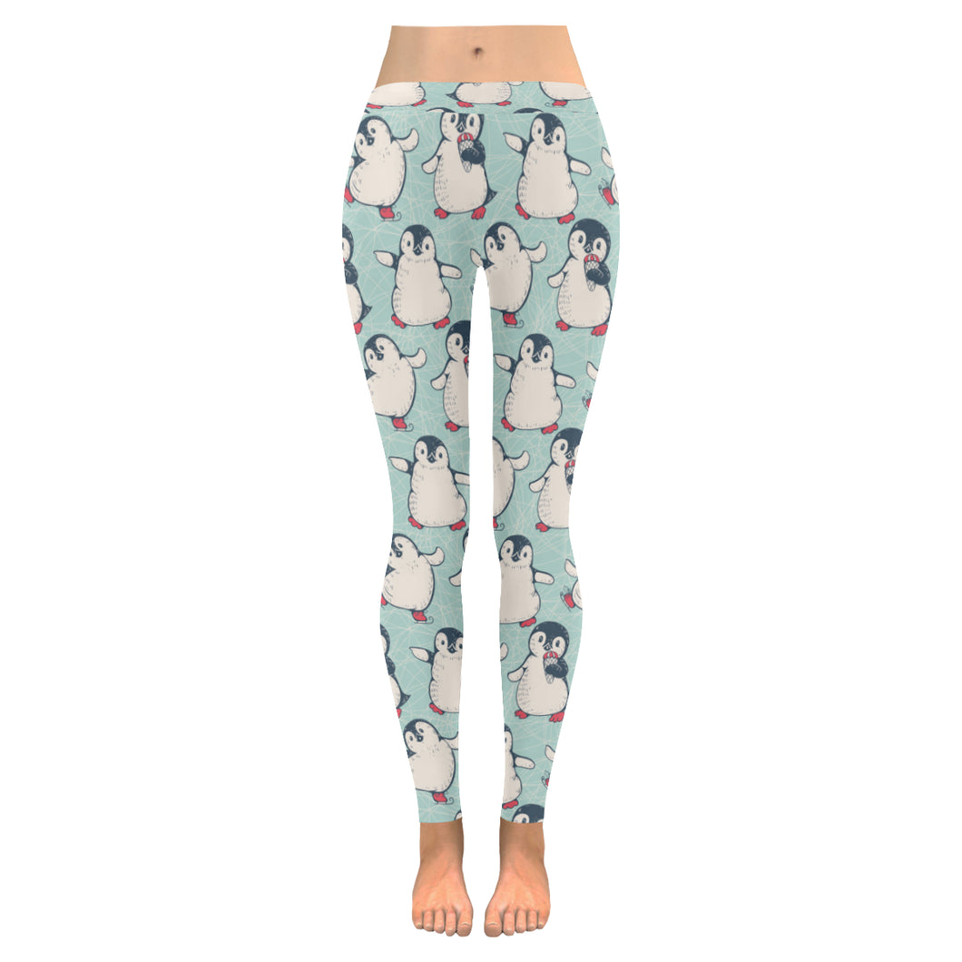 Cute Penguin pattern Women's Legging Fulfilled In US