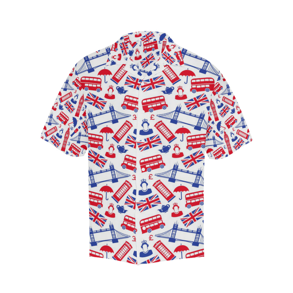 British Pattern Print Design 01 Men's All Over Print Hawaiian Shirt (Model T58)