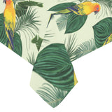 Beautiful parrot palm leaves pattern Tablecloth