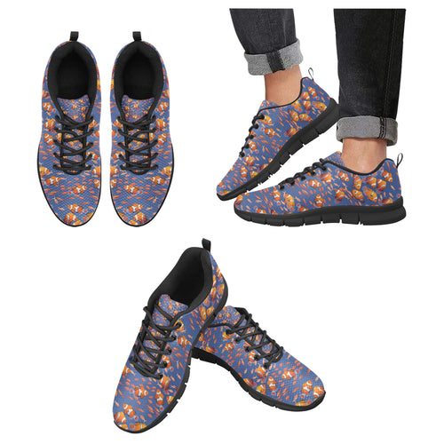 Clown Fish Pattern Print Design 04 Men's Breathable Sneakers ( Model 055)