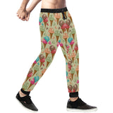 Colorful ice cream pattern Unisex Casual Sweatpants
