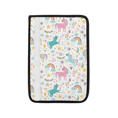 Colorful unicorn pattern Car Seat Belt Cover