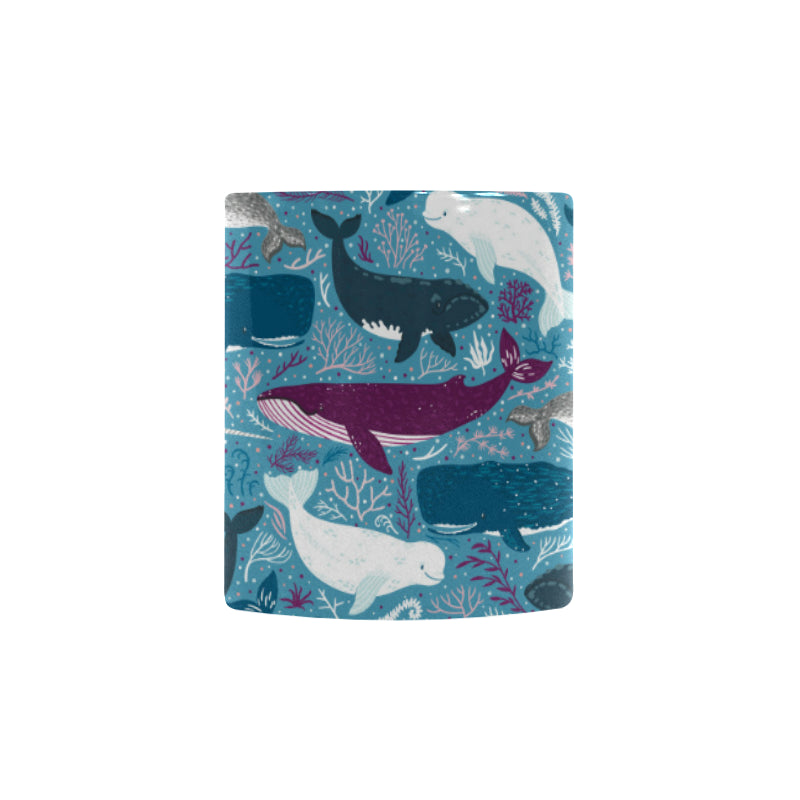 Whale design pattern Morphing Mug Heat Changing Mug