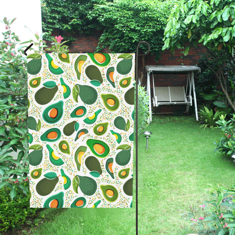 Avocado design pattern House Flag Garden Flag