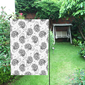 Hand drawn french fries pattern House Flag Garden Flag