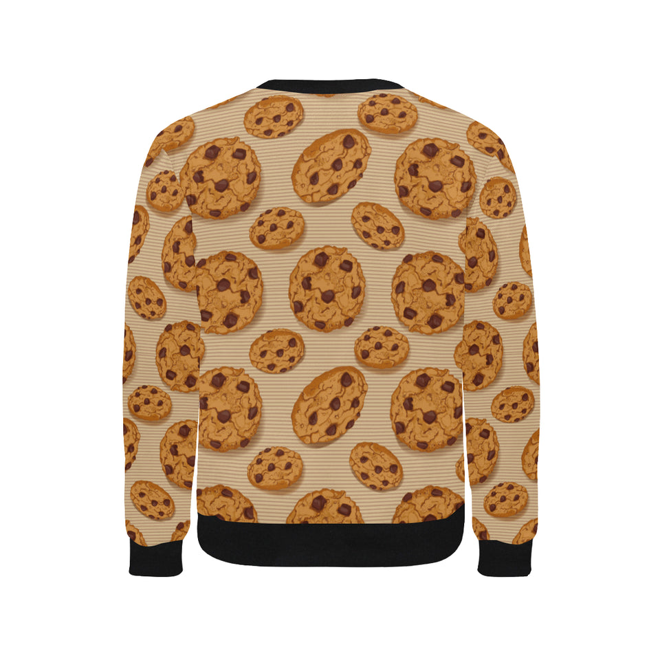 Cookie pattern Men's Crew Neck Sweatshirt