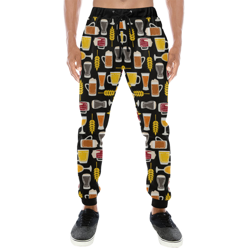 Beer type pattern Unisex Casual Sweatpants
