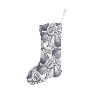 Guava tropical hand drawn pattern Christmas Stocking