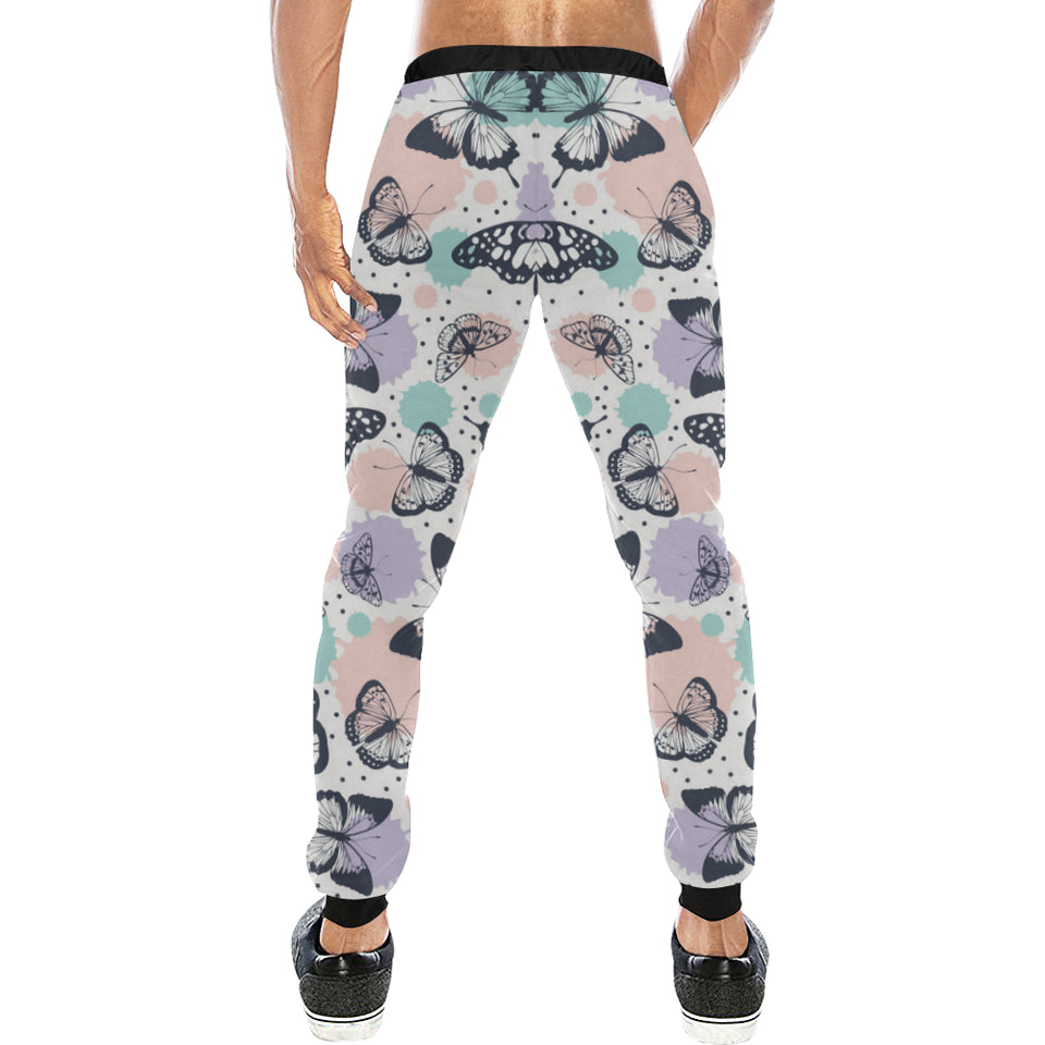 Butterfly pattern Unisex Casual Sweatpants