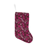 Lips Pattern Print Design 03 Christmas Stocking
