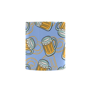 Beer pattern Classical White Mug (Fulfilled In US)
