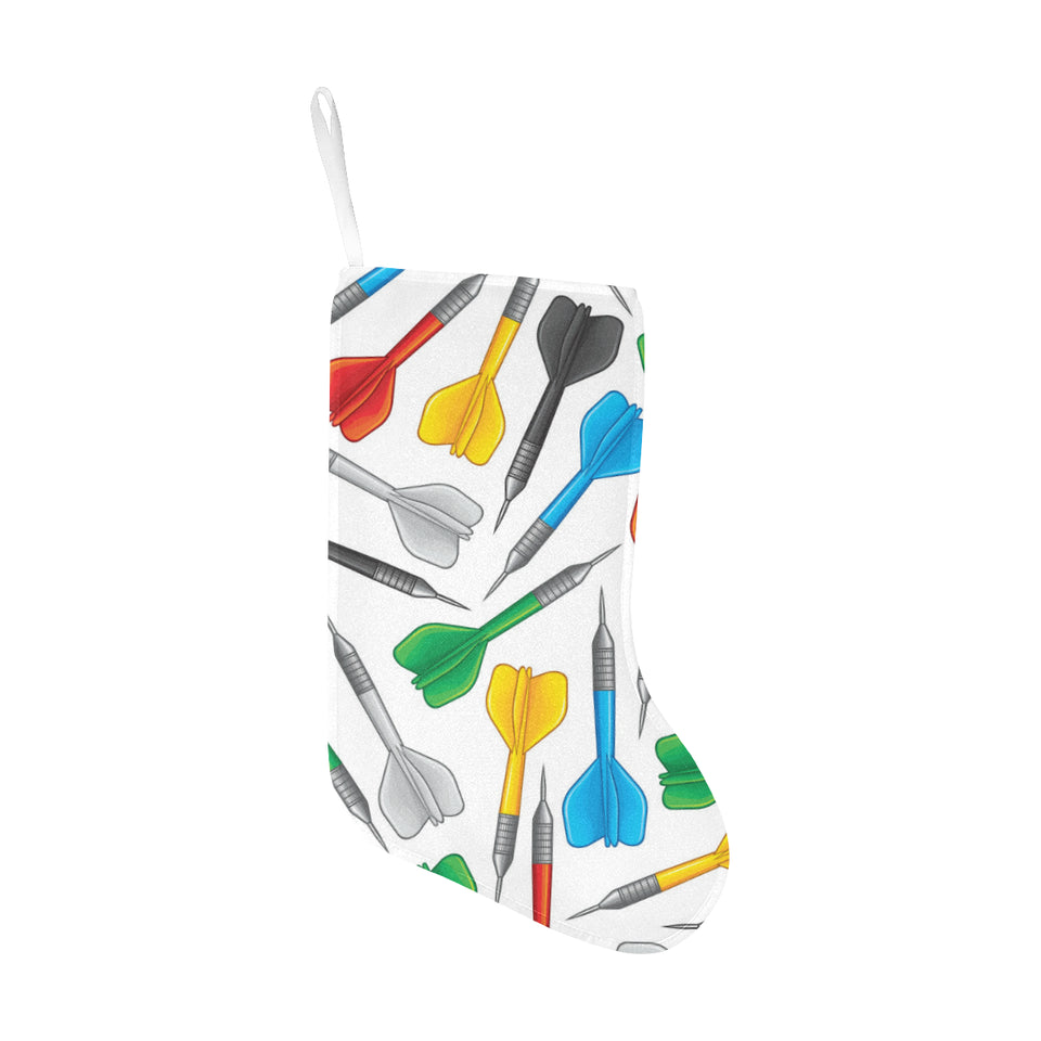 Darts Pattern Print Design 03 Christmas Stocking