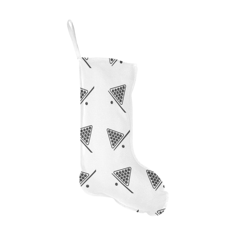 Billiard Ball Pattern Print Design 03 Christmas Stocking