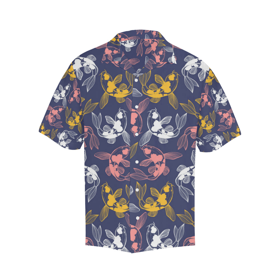Koi Fish Carp Fish pattern Men's All Over Print Hawaiian Shirt