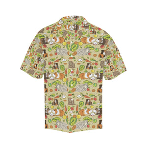 Guinea Pig Pattern Print Design 04 Men's All Over Print Hawaiian Shirt (Model T58)