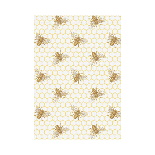 Bee honeycomb seamless design pattern House Flag Garden Flag