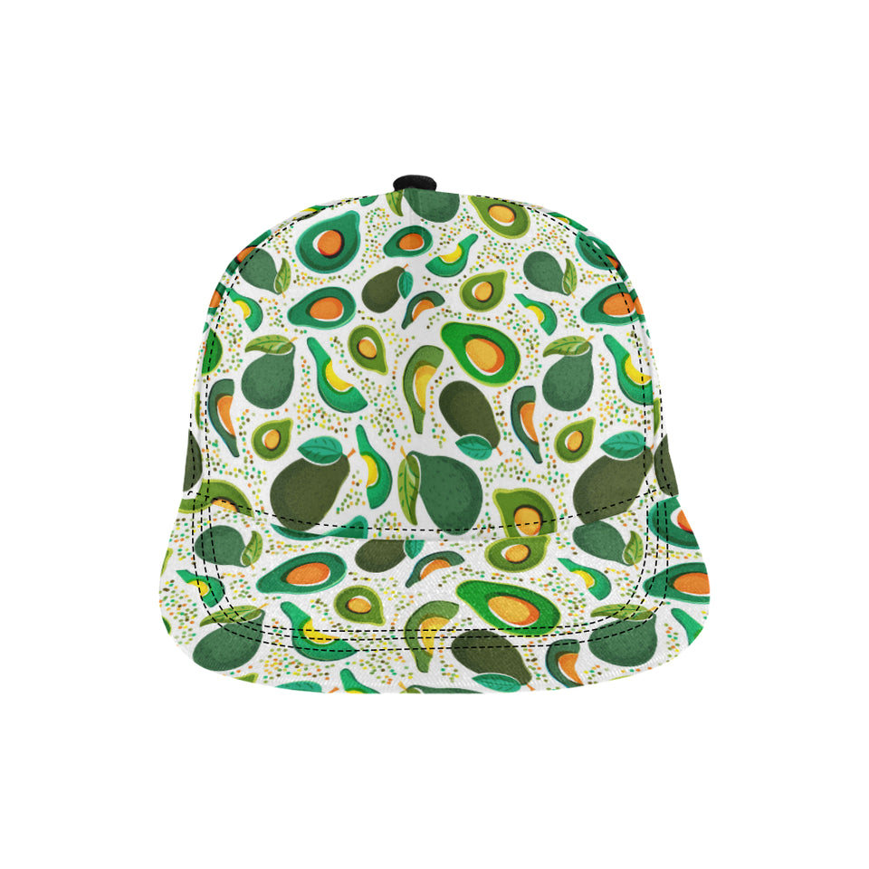 Avocado design pattern All Over Print Snapback Cap