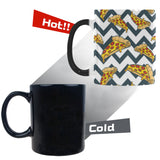 Pizza design pattern Morphing Mug Heat Changing Mug
