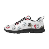 French bulldog cup paw pattern Women's Sneaker Shoes
