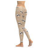 Cute raccoon heart pattern Women's Legging Fulfilled In US