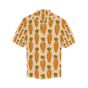 Carrot Pattern Print Design 04 Men's All Over Print Hawaiian Shirt (Model T58)