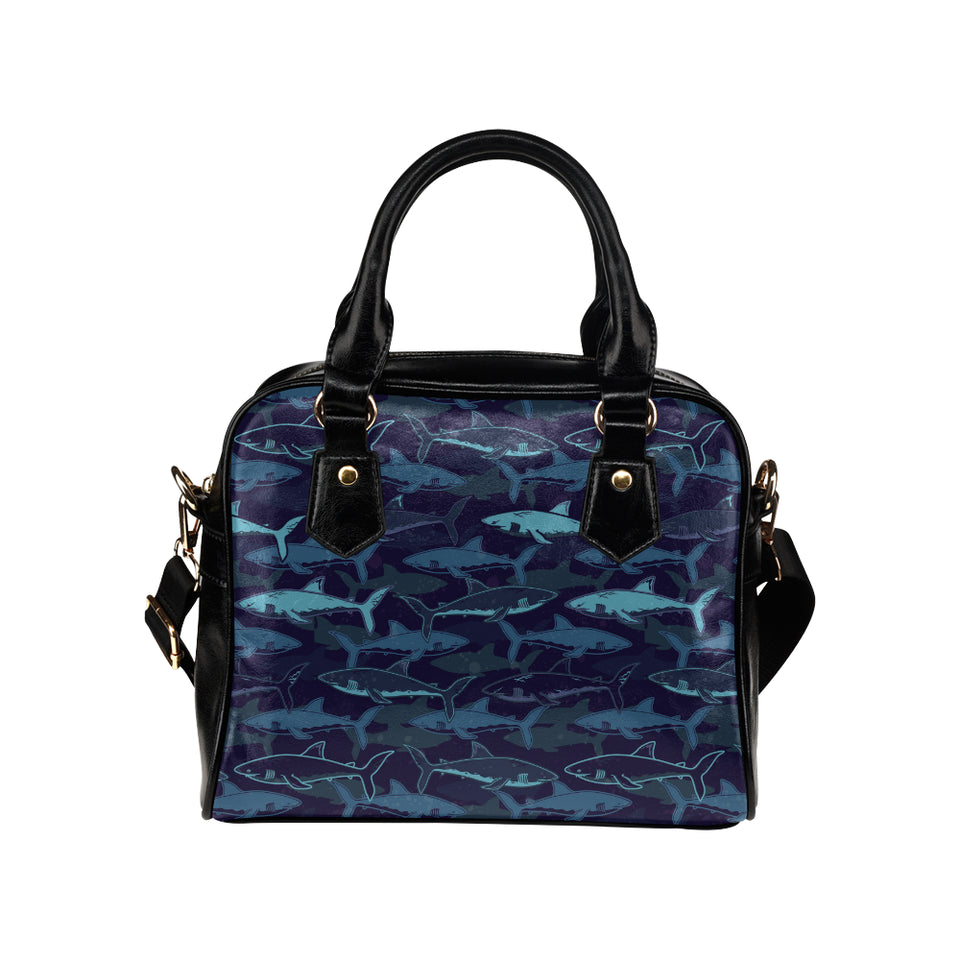 Shark pattern Shoulder Handbag