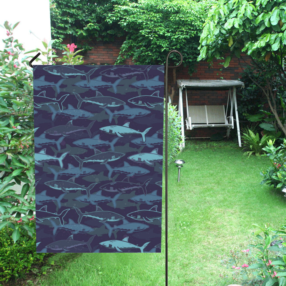 Shark pattern House Flag Garden Flag