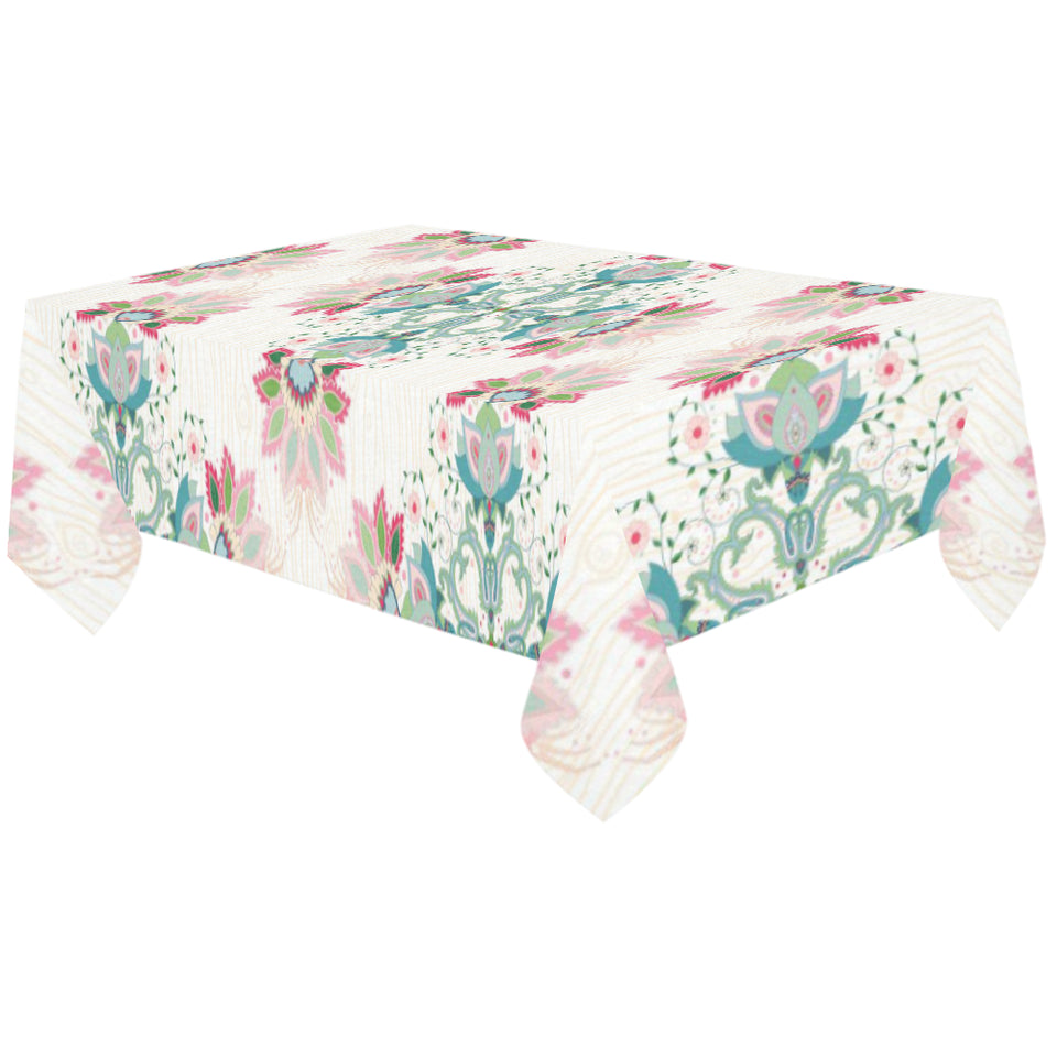 Square floral indian flower pattern Tablecloth
