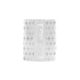 Airplane print pattern Classical White Mug (Fulfilled In US)