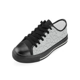 arabic star pattern Kids' Boys' Girls' Low Top Canvas Shoes Black