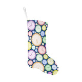 Colorful clock background Christmas Stocking