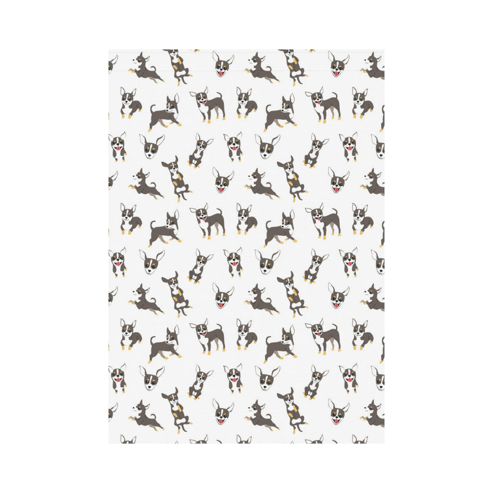 Chihuahua dog pattern House Flag Garden Flag