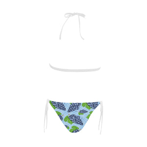 Watercolor grape pattern Sexy Bikinis Two-Piece Swimsuits