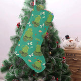 Cute frog dragonfly design pattern Christmas Stocking