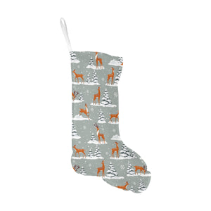 Beautiful deers Winter Christmas Christmas Stocking