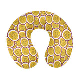 Passion fruits slice pattern U-Shaped Travel Neck Pillow