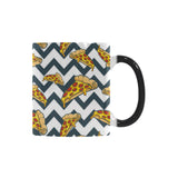 Pizza design pattern Morphing Mug Heat Changing Mug