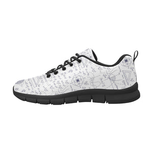 Math Pattern Print Design 03 Men's Breathable Sneakers ( Model 055)