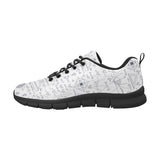 Math Pattern Print Design 03 Men's Breathable Sneakers ( Model 055)