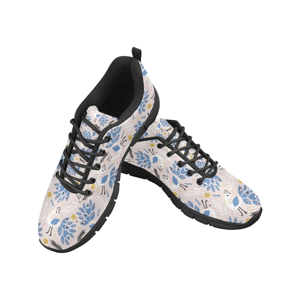 Cute peacock pattern Men's Sneaker Shoes