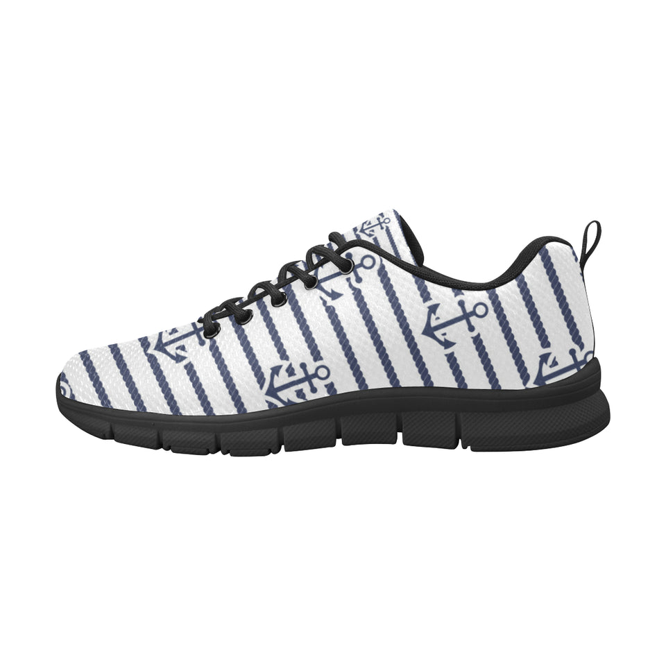 Anchor rope nautical  pattern Men's Sneaker Shoes