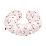Cute Shiba Inu Dog Apple pattern U-Shaped Travel Neck Pillow