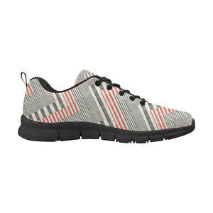 zigzag chevron striped pattern Men's Sneaker Shoes
