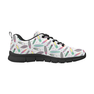 Surfboard Pattern Print Design 04 Women's Sneaker Shoes