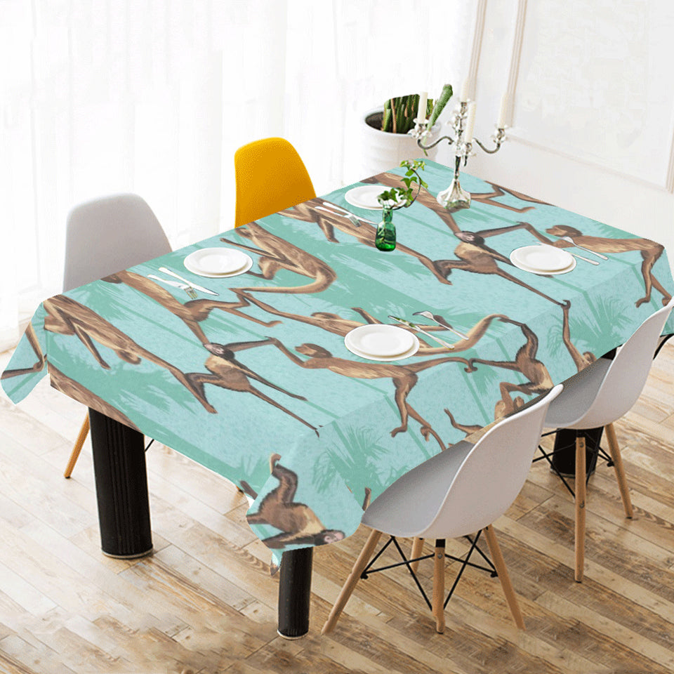 Monkey Palm tree background Tablecloth